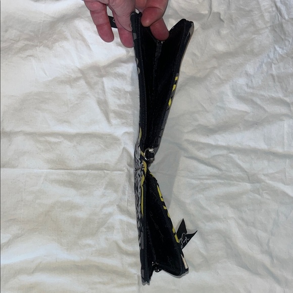 Vera Bradley Floral Yellow Black and Gray Women's Wallet GUC - Picture 5 of 8